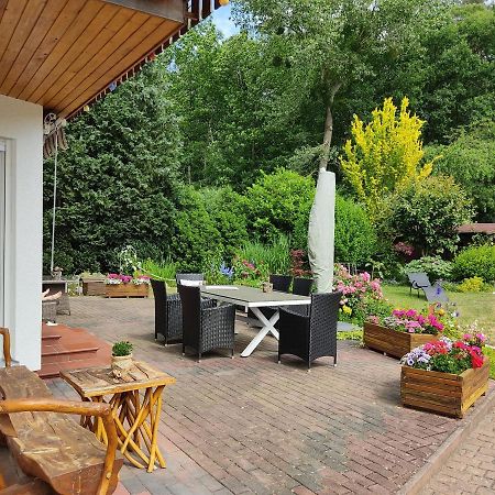 Grosszuegige Ferienwohnung Am Waldesrand Im Seenland Lauta Exterior photo