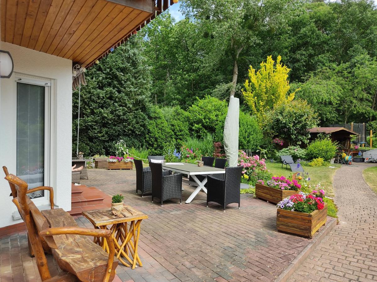 Grosszuegige Ferienwohnung Am Waldesrand Im Seenland Lauta Exterior photo