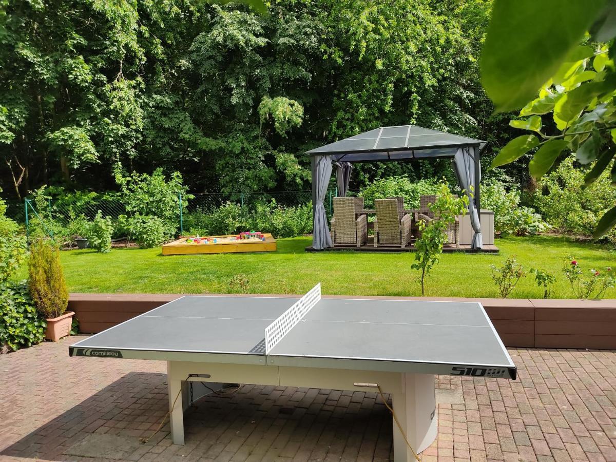 Grosszuegige Ferienwohnung Am Waldesrand Im Seenland Lauta Exterior photo